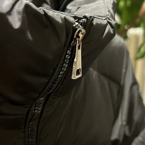 Moncler Black Long Puffer Coat - Picture 14 of 15